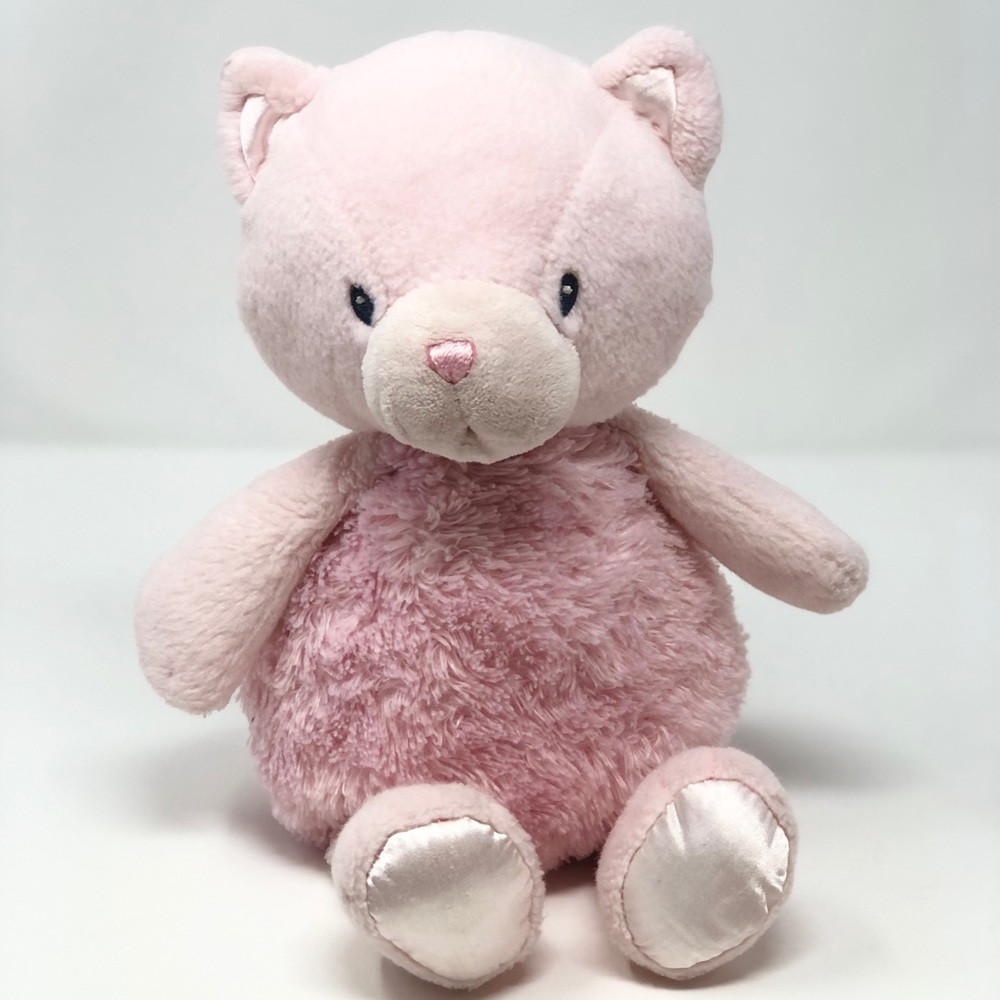 Baby Gund Prancy Pink Cat Kitty Kitten Plush Baby Girl Lovey Stuffed Animal Doll